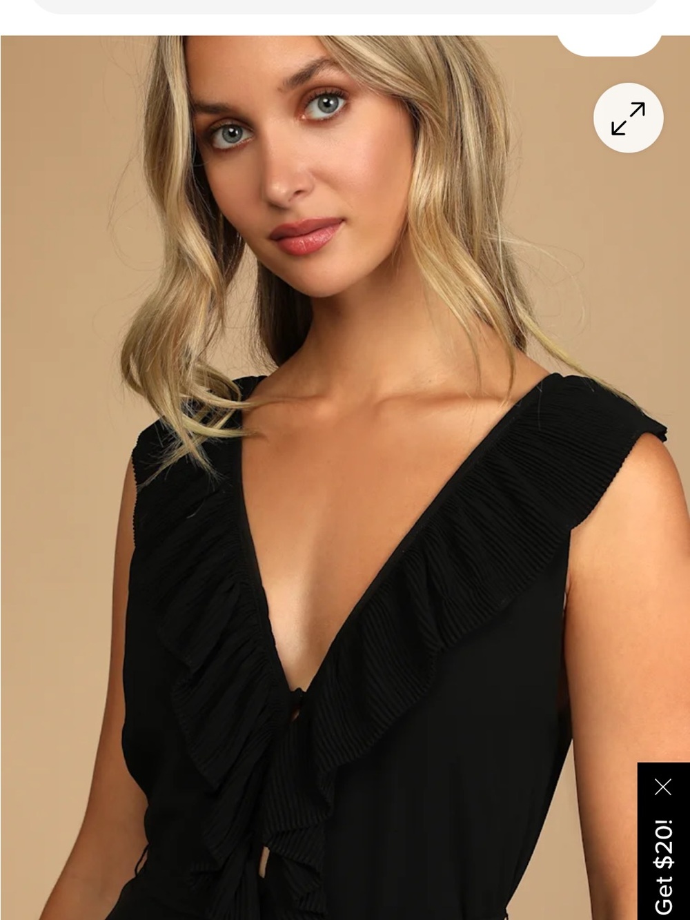 NWT Lulu’s Loved By You Chiffon Pleated Maxi Dress Size XL - Picture 2 of 12